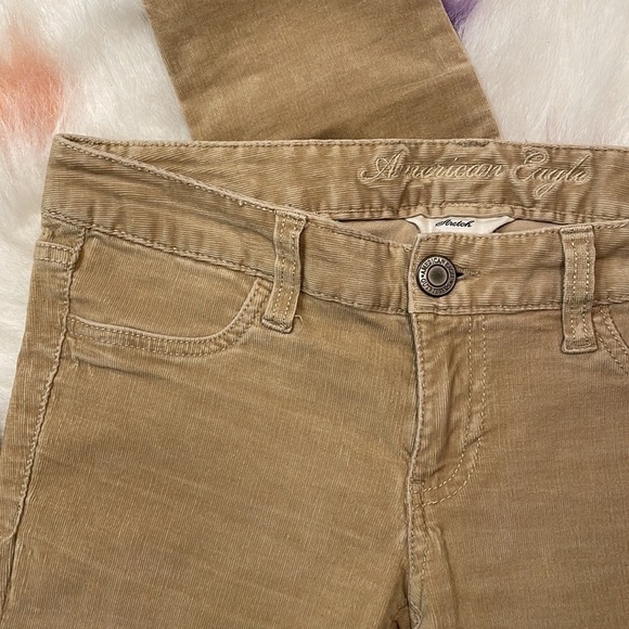 American Eagle Tan Corduroy Jeggings Size 2 - Picture 4 of 7